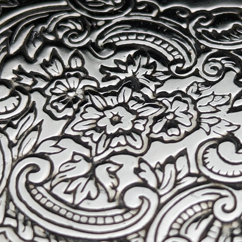 Set of 6 vintage silver-plated coasters
